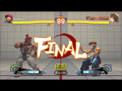 Eita ( Gouki ) VS tobigaotineyo ( Yang ) yoshibilly ( Adon ) SSFIV AE: Japanese Ranked Matches