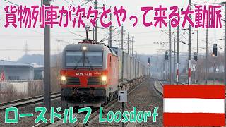 【駅通過・発着動画】ロースドルフ Loosdorf（オーストリア／2022年12月撮影分）