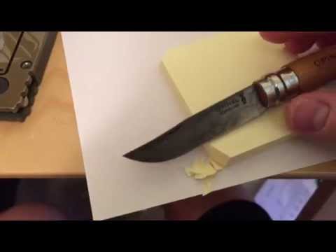 How sharp is my Opinel no. 7?