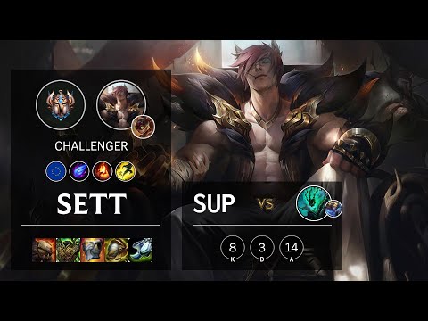 Sett Support vs Thresh - EUW Challenger Patch 10.12