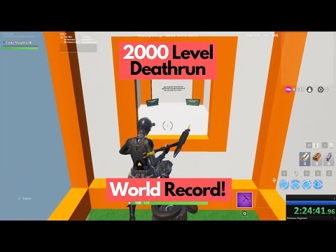 2:24:44 - 2000 Level Deathrun | Official World Record! #DaintierFox2000