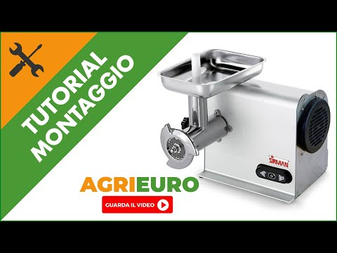 Tritacarne Elettrico Sirman TC 12/22 Dakota FX/8 FX Vegas - 1100 Watt : montaggio