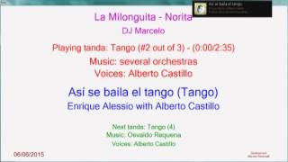 Así se baila el tango - Enrique Alessio con Alberto Castillo
