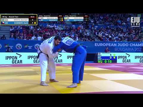 2022 Sofia 2K 90 kg Mehdiyev Mammadali AZE vs  Klammert David CZE