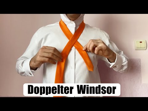 Krawatte binden - Doppelter Windsor
