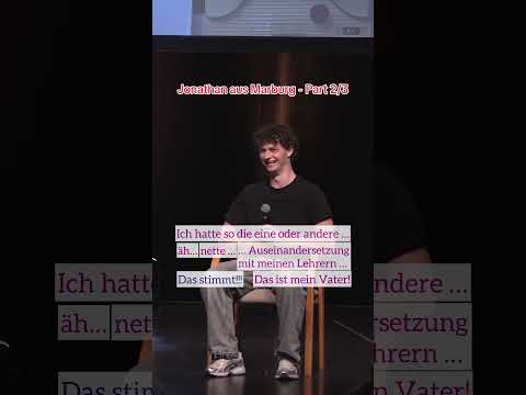 What happened so far: Jonathan reported on a school trip that was “relocated” to Marburg.