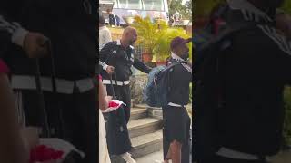 Team India arrives in trivandrum #cricket #iccworldcup2023 #shorts