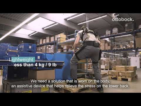 Nuovo esoscheletro Ottobock Back offre sollievo alla schiena fino a 25 chilogrammi