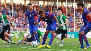 Chan Vatanaka free kick|ចាន់ វឌ្ឍានាកា ទាត់បាលហ្រ្វីឃីត| Cambodia national football team|