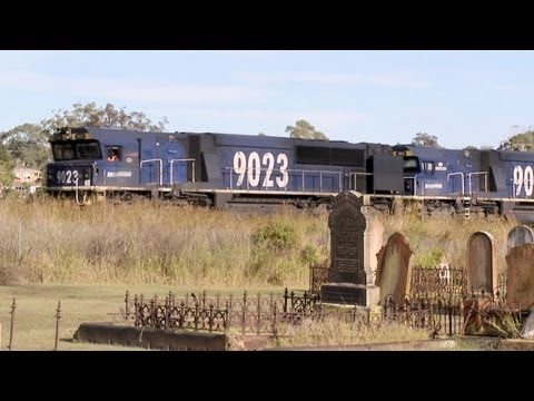 Pacific National Coal Trains with 90 Class Locomotives - PoathTV Australian Railways & Railroads