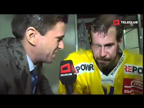 Teleclub: in der HCD Kabine nach dem Titelgewinn