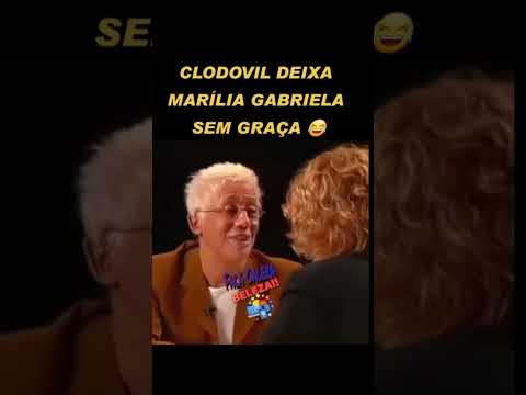 Clodovil deixa Marília Gabriela sem graça ? #clodovil #shorts