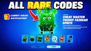 ALL *RARE* LOBBY HACK CODES in SEASON 4! (NEW)
