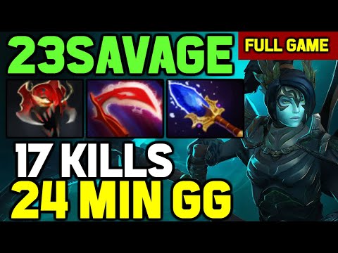 23savage Phantom Assassin Carry KILLING MACHINE vs ChYuan Pugna