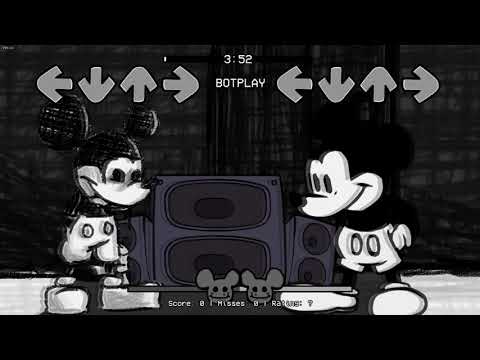 FNF World of Mickey Mouse FULL HORROR GAME WEEK 1 2 3 4 5 6 7 - Sunday Night Suicide