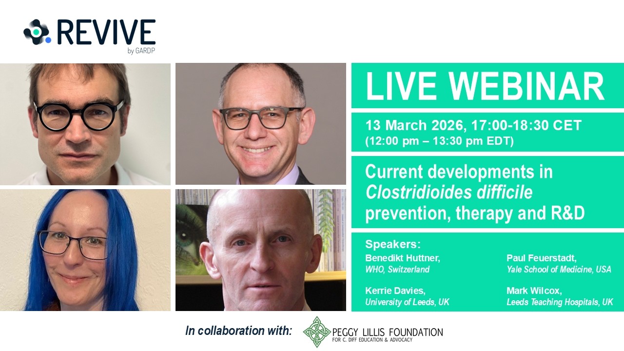 Current developments in Clostridioides difficile prevention, therapy and R&D