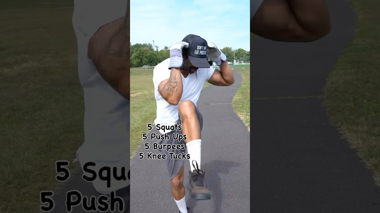 Full Body Prison Routine Workout. #squats #pushups #burpees #absworkout #streetworkout #realtalk #nj