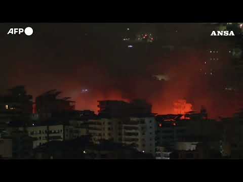 Nuovi raid israeliani nella zona sud di Beirut #ansa #news