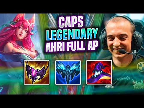 CAPS IS LEGENDARY WITH AHRI MID FULL AP! - G2 Caps Plays Ahri Mid vs Katarina! | Season 2022