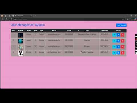 Crud Operations Web App With Node Js Html Css Javascript