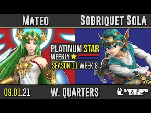 PSW S11:W8 - Mateo (Palutena) vs Sobriquet Sola (Hero) - W Quarterfinals