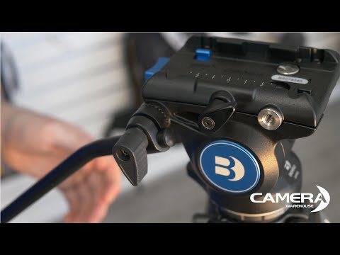 Vaizdo galva - Benro S4PRO Fluid Head 4kg talpa greito atleidimo plokštė video