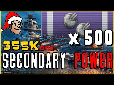 KURFÜRST EPIC 355K DMG ✖️ SECONDARY MONSTER ✖️ World of WarshipsWorld of Warships