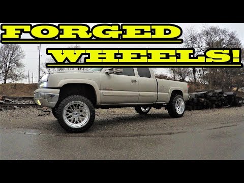 Installing My 22x12 FUEL FORGED Wheels!!