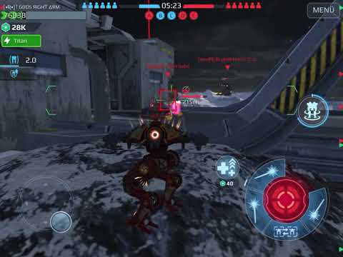 War Robots - Clan Battle Rubicon vs MOON on Ice/ Nightingale Gameplay