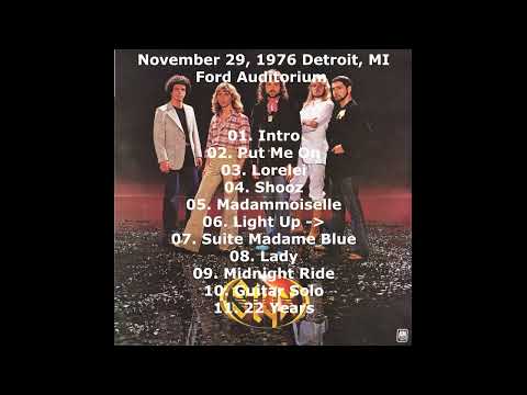 Styx Live November 29, 1976 Detroit, MI Ford Auditorium