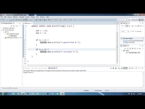 Java If Else Statement 2016 In Eclipse