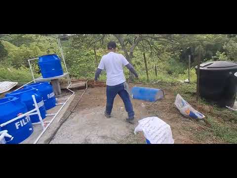 Planta de tratamiento de agua potable Pijao Quindio Colombia.
