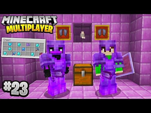 LUCKIEST END CITY in Minecraft Multiplayer Survival! (Episode 23)