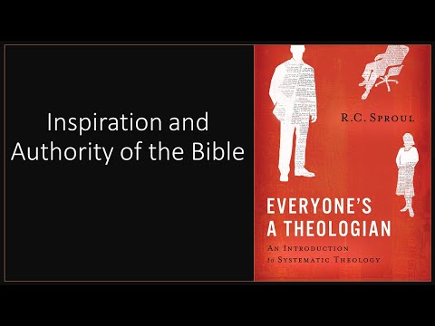 Lecture 3: Special Revelation and the Inspiration and Authority of the Bible