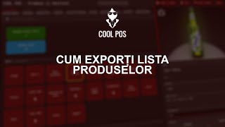 Cum exporți lista produselor