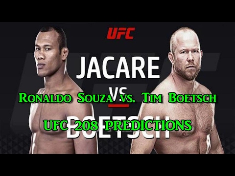 UFC 208 Ronaldo Souza vs. Tim Boetsch