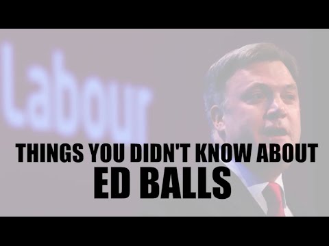 10 things you didn't know about Ed Balls