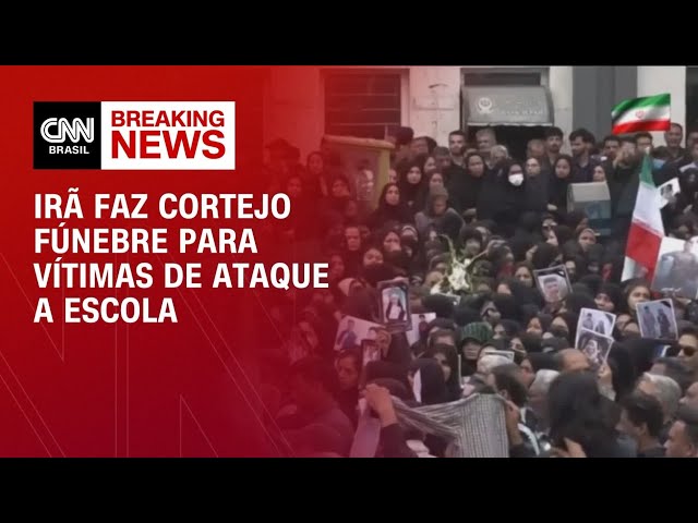 Guerra no Oriente Médio: Irã faz cortejo fúnebre para vítimas de ataque a escola | CNN 360°