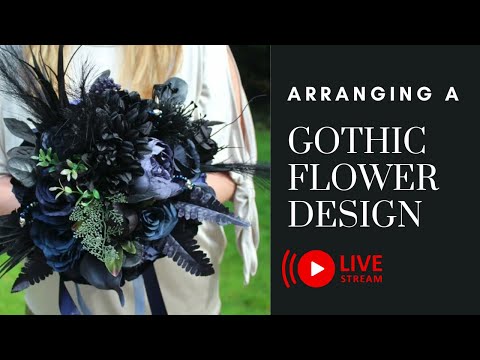Goth Floral Arrangement