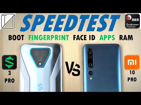 Black Shark 3 Pro vs Xiaomi Mi 10 Pro Speed Test