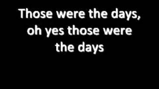 Those Were the Days - Mary Hopkin (lyrics)
