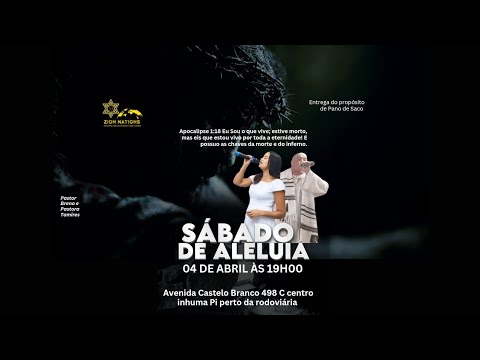 SÁBADO DE ALELUIA INHUMA PI ENTREGA DO PROPÓSITO DO PANO DE SACO 04/04/2026