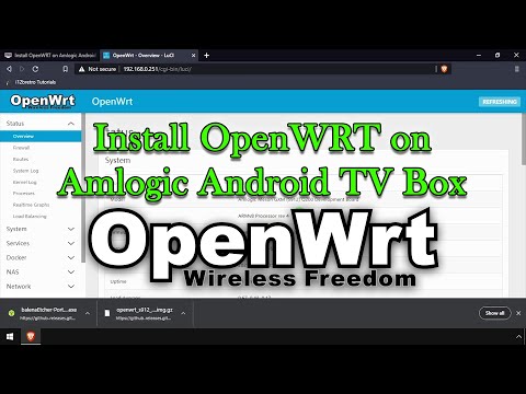 Install OpenWRT on Amlogic Android TV Box S912 S922 S905w S905x S905x2 S905x3