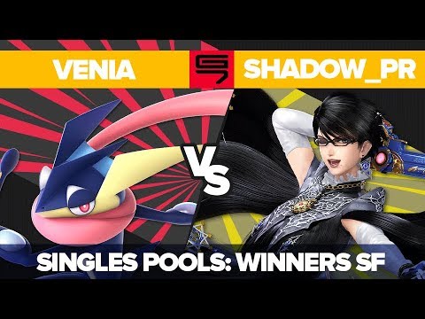 Venia vs Shadow_PR - Ultimate Singles: Pools R2 Winners Semifinal - Genesis 7 |Greninja vs Bayonetta