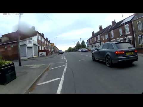 Timelapse 4X Airedale, Castleford to Kirkgate, Wakefield cycle to work