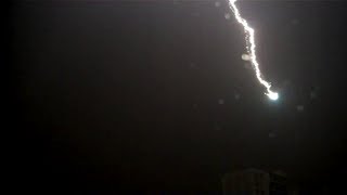 Apartment Struck by Lightning Close Up (LOUD)