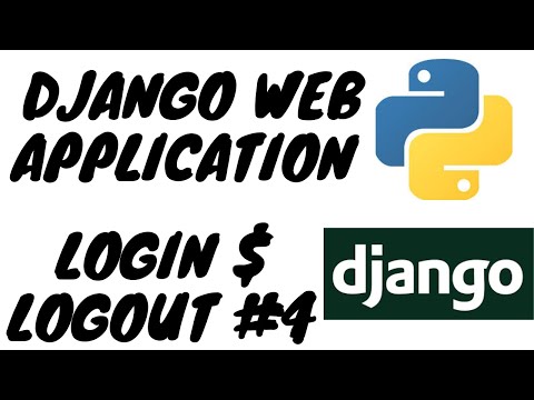 Python Django Tutorial: Full Featured Inventory Management System | Part 4:  User Login and Logout