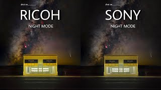 The New Ricoh GR IV Monochrome VS Sony A7V | NIGHT MODE | Camera Test 
