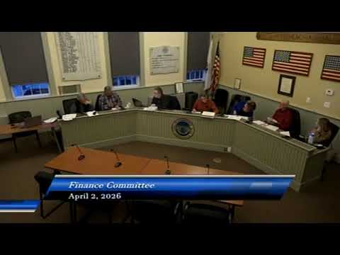 From the Finance Committee