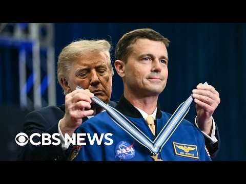 Watch Live: Trump awards Artemis II crew with Congressional Space Medal of Honor | CBS News